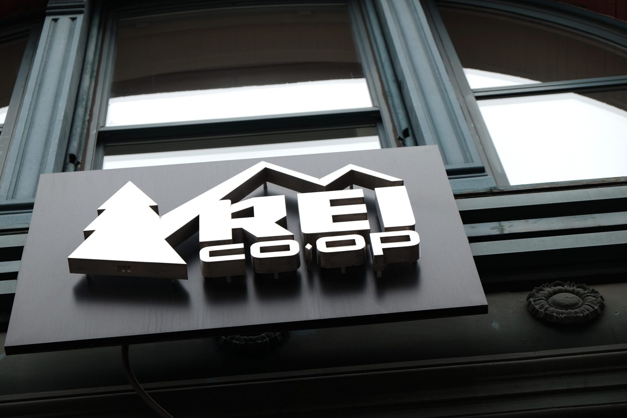 REI's flagship New York store stands in Lower Manhattan on January 25, 2022 in New York City. Workers at the outdoor company's SoHo location have filed to hold an election to unionize. If voted in, this would be REI's first union and employees would be represented by the Retail, Wholesale and Department Store Union. Photo by Spencer Platt/Getty Images