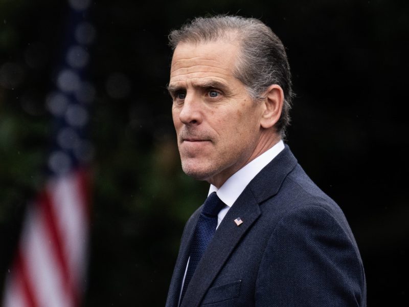 Hunter Biden, the son President Joe Biden, is seen during an event to celebrate the U.S. Olympic and Paralympic teams on the South Lawn of the White House on Monday, September 30, 2024. Tom Williams/CQ-Roll Call, Inc via Getty Images