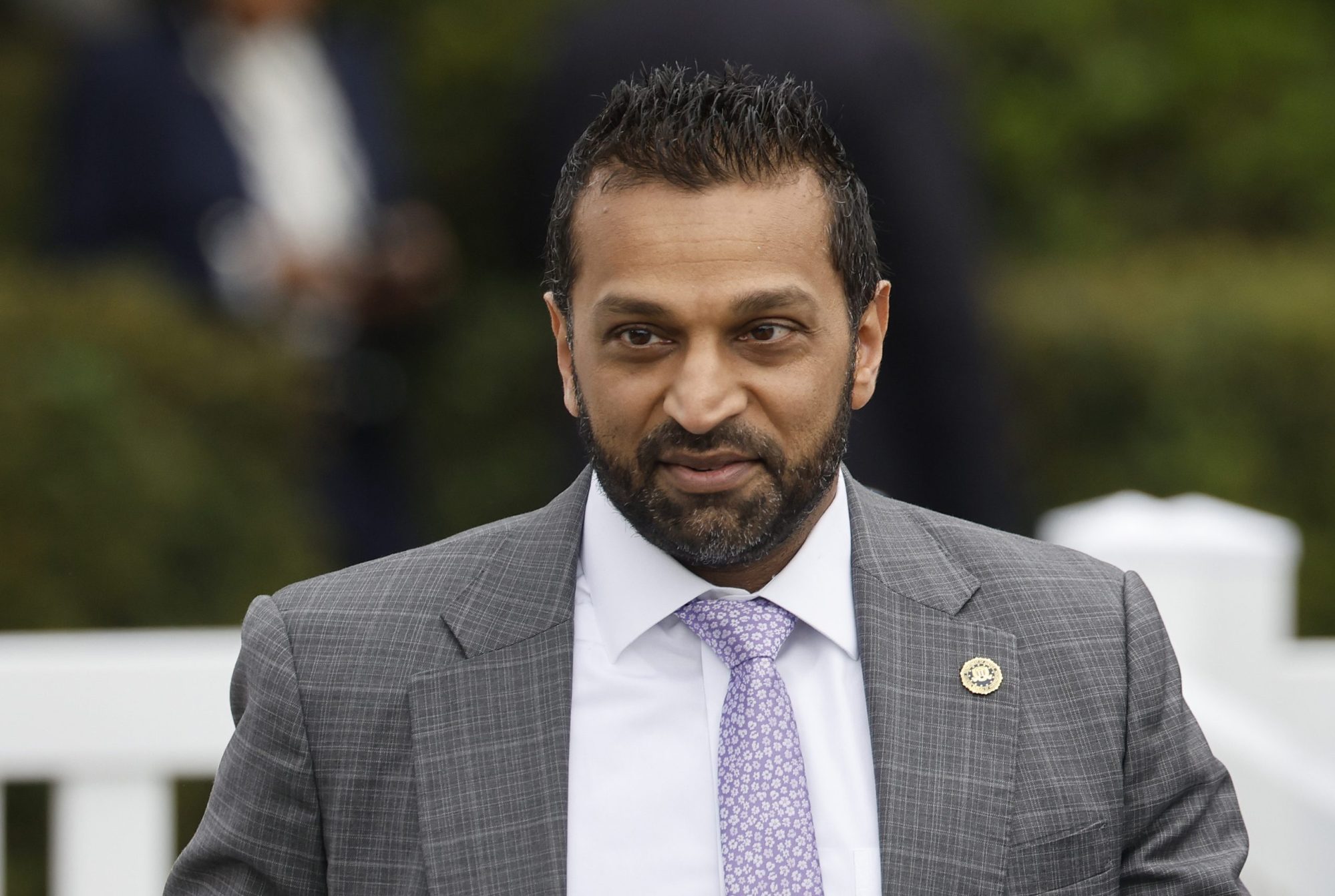 Director of the Federal Bureau of Investigation (FBI) Kash Patel arrives to the White House Easter Egg Roll on the South Lawn of the White House on April 21, 2025 in Washington, DC. Photo by Chip Somodevilla/Getty Images